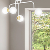 Lampa sufitowa RAGNAR 4B WHITE GOLD Emibig 1033/4B biały/złoty