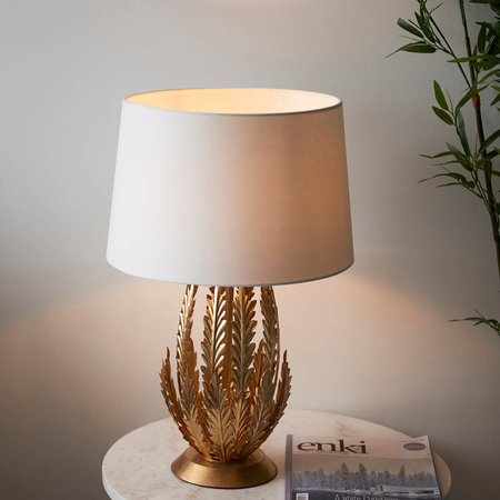 Lampa stołowa Endon Lighting Delphine 95037 złoty