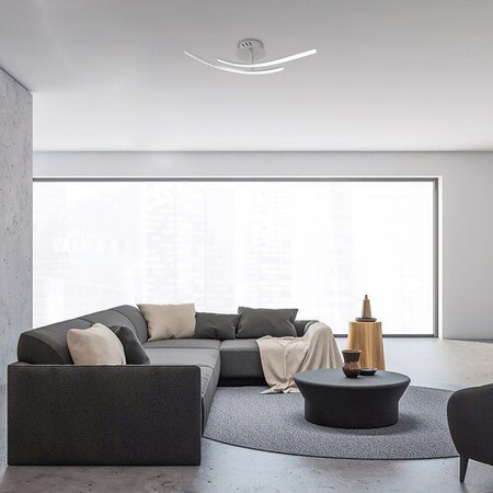 Lampa sufitowa Rabalux Tatjana 3143 srebrny