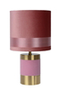Lampa stołowa Lucide EXTRAVAGANZA FRIZZLE 10500/81/66 różowy