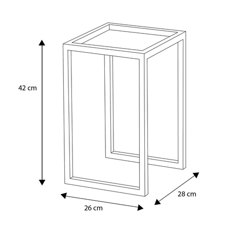 Mały kwietnik KS-06 ECO S - KAJA HOME