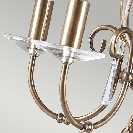 Żyrandol Elstead Lighting Aegean mosiądz AG5-AGED-BRASS