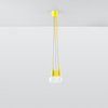 Sollux Lighting Lampa wisząca DIEGO 3 żółta SL.0579