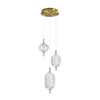 Lampa wisząca Italux Corado PND-81438-3-GD Złoty