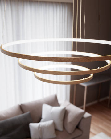 Lampa wisząca By Rydens Trione 4202250-5507 naturalny