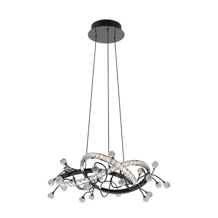 Lampa wisząca Zuma Line MD3481-1S-3BCT MAIA LAMPA WISZĄCA CZARNA/BLACK