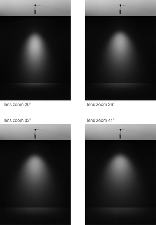 Reflektor AQForm Petpot Zoom Czarny Struktura