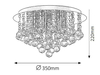 Lampa sufitowa Rabalux Corinna 2616 chrom