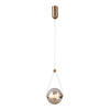 Lampa wisząca Italux Rastia PND-34361-S-HBR-AMB złoty