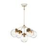 Lampa wisząca Elstead Lighting Cosmos beżowy/złoty DL-COSMOS5