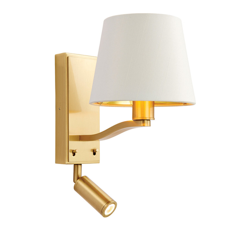 Kinkiet Endon Lighting Harvey 69092 biały/złoty