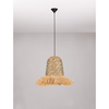 Lampa wisząca Luces Exclusivas FANLIZA LE45360 drewno jasne i ciemne, niebieski