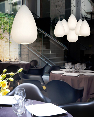 Lampa wisząca MIRAGE 6 Azzardo AZ0157 biały/chrom