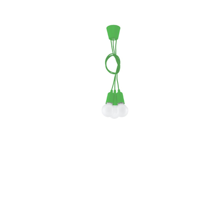Sollux Lighting Lampa wisząca DIEGO 3 zielony SL.0582