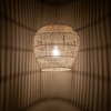 Lampa wisząca Nowodvorski HAITI S 11163 Naturalne drewno Biały