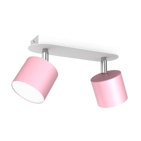 Milagro Lampa sufitowa DIXIE PINK 2xGX53 MLP7610 RÓŻOWY / BIAŁY