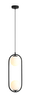 Lampa wisząca RIVA 2 BLACK Aldex 1086H1 czarny