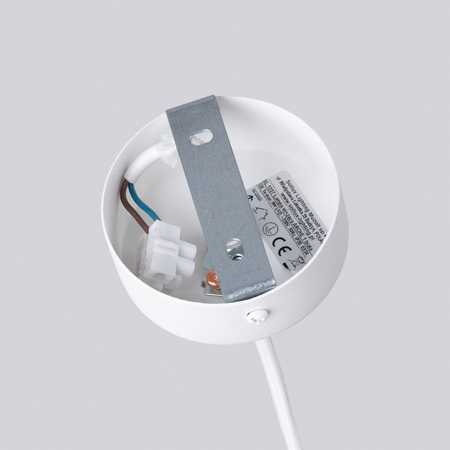 Sollux Lighting Lampa wisząca ARCHE 1 biała SL.1337
