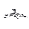 Sollux Lighting Żyrandol LEVAR 8 czarny SL.1457