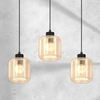 Milagro Lampa wisząca SOMBRA AMBER 3xE27 MLP8371 CZARNY