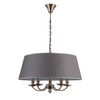 Lampa wisząca Italux Zanobi PND-43272-5A Brąz antyczny
