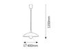 Lampa wisząca Rabalux Round 4780 biały