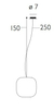 Lampa wisząca Casablanca MU01-B77A Murea Single