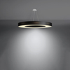 Sollux Lighting Żyrandol SATURNO SLIM 90 czarny SL.0798