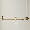 Lampa wisząca Endon Lighting Santiago 108211 mosiądz
