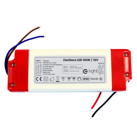 Eko-Light ZASILACZ LED 60W IP20 EKZAS560