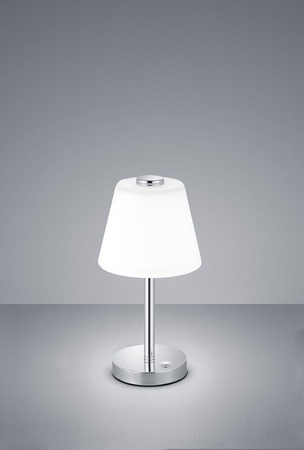 Lampa stołowa Trio 525490106 biały/srebrny