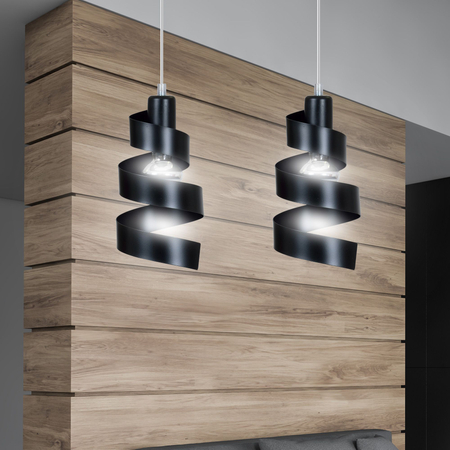 Lampa wisząca SAGA 2 BLACK Emibig 352/2 czarny