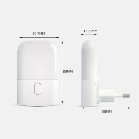 Eko-Light Lampka Wtykowa Kama 2700K EKW1441 BIAŁY