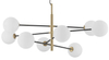 Lampa wisząca Luces Exclusivas PLATO LE41768 czarny/złoty