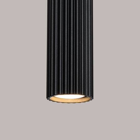 Sollux Lighting Lampa wisząca KARBON 1 czarny SL.1573