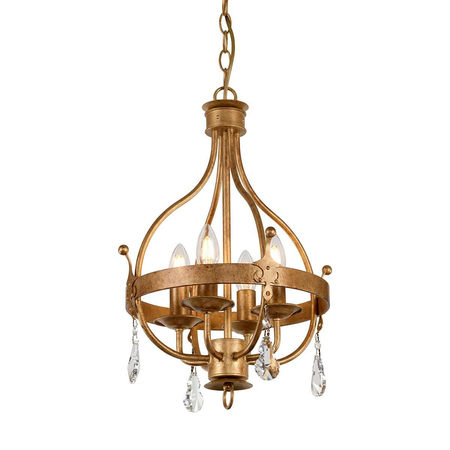 Lampa wisząca Elstead Lighting Windsor patyna WINDSOR4-GOLD