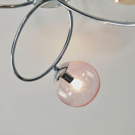 Lampa sufitowa Endon Lighting Ellipse 95290 chrom