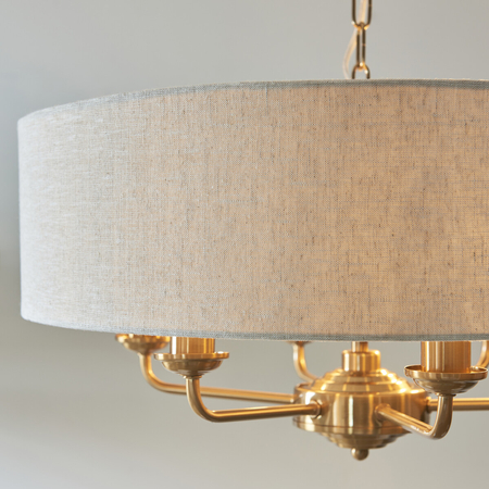 Lampa wisząca Endon Lighting Highclere 110722 mosiądz