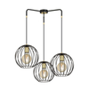 Lampa wisząca ALBIO 3 BLACK Emibig 144/3 czarny