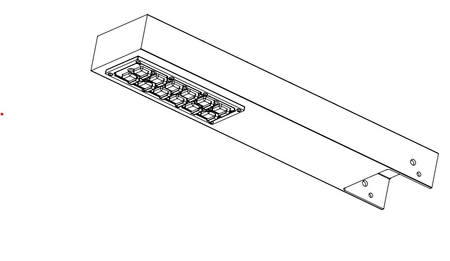 ASKER HEAD 4304 BLACK LED 19,5W 3000K 6M CABLE