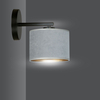 Kinkiet HILDE K1 BL GRAY Emibig 1050/K1 czarny/chrom