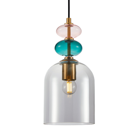 Lampa wisząca Italux PND-30263-1B-BRO-SG Złoty, czarny