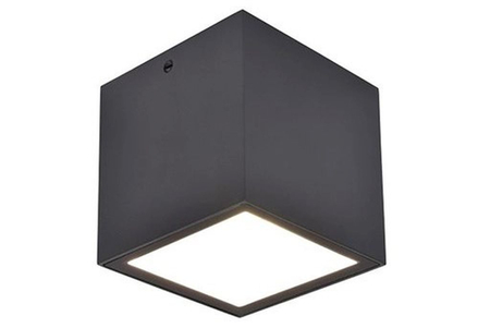 Lampa zewnętrzna Lutec GEMINI 6389101118 szary