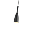 Lampa wisząca Solin wisząca 1xE27 czarna LP-181/1P BK