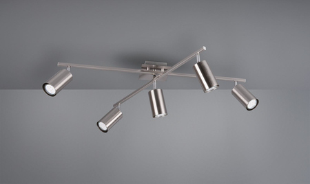 Lampa sufitowa Trio 612400507 srebrny