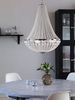 Lampa wisząca Markslöjd GRÄNSÖ 105317 przezroczysty/srebrny