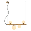 Lampa wisząca Italux Reverso PND-5622-4-BRO-W Mosiężny