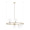 Lampa wisząca Kaja TESORO K-5700 transparent, beż