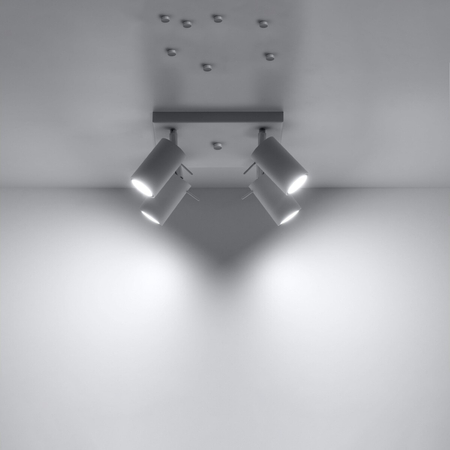 Sollux Lighting Plafon RING 4 chrom SL.0730