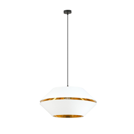 Lampa wisząca PIANO 1 Emibig 1182/1 biały/czarny